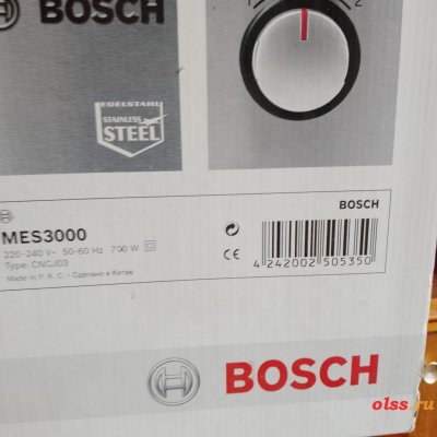 Центробежная соковыжималка Bosch MES3000
